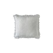 Chelsea Cushion With Fringe -  White 60x60 gallery detail image