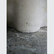 19th Century English Carrara Signed Marble Bust gallery detail image