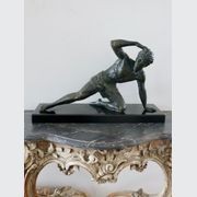An Art Deco Sculpture In Spelter By Jean De Roncourt gallery detail image
