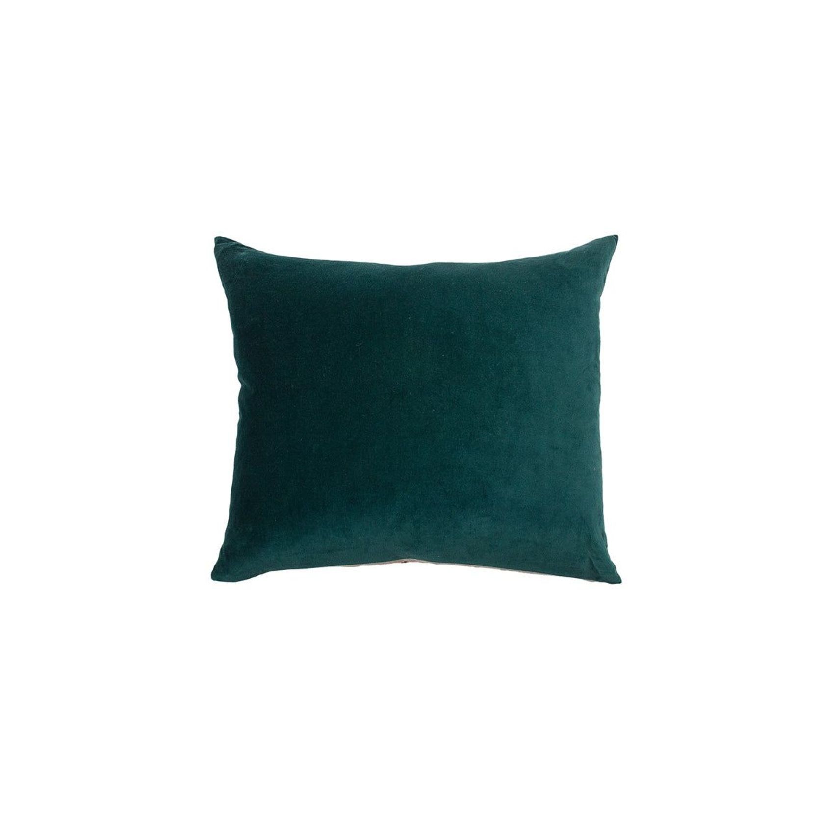Essential Emerald  Velvet Cushion 50x55 gallery detail image