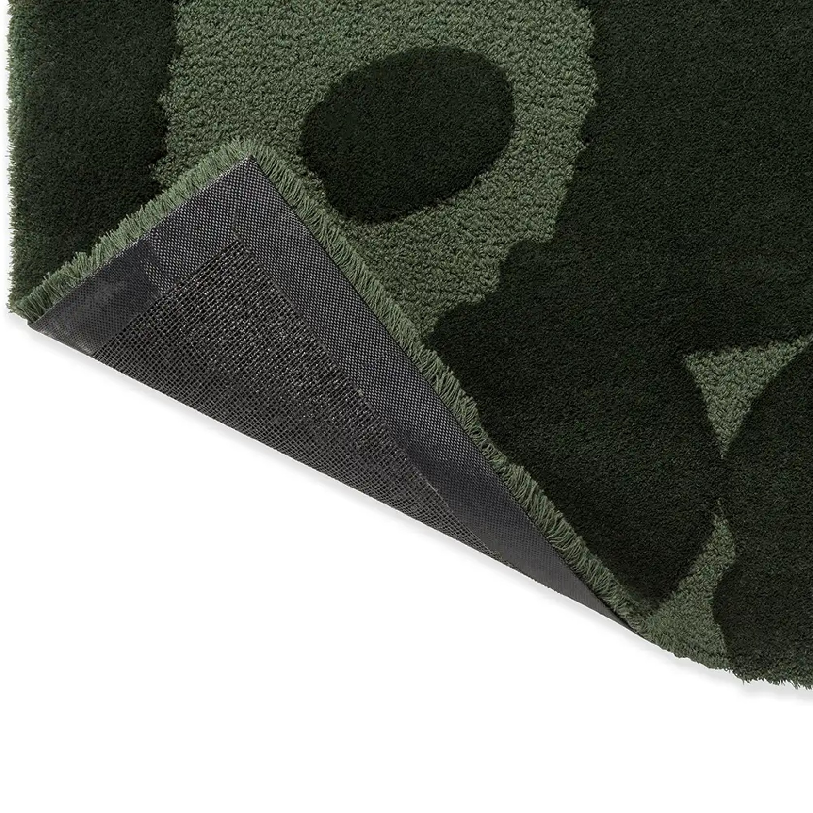 Marimekko Unikko Dark Green Designer Floor Rug gallery detail image