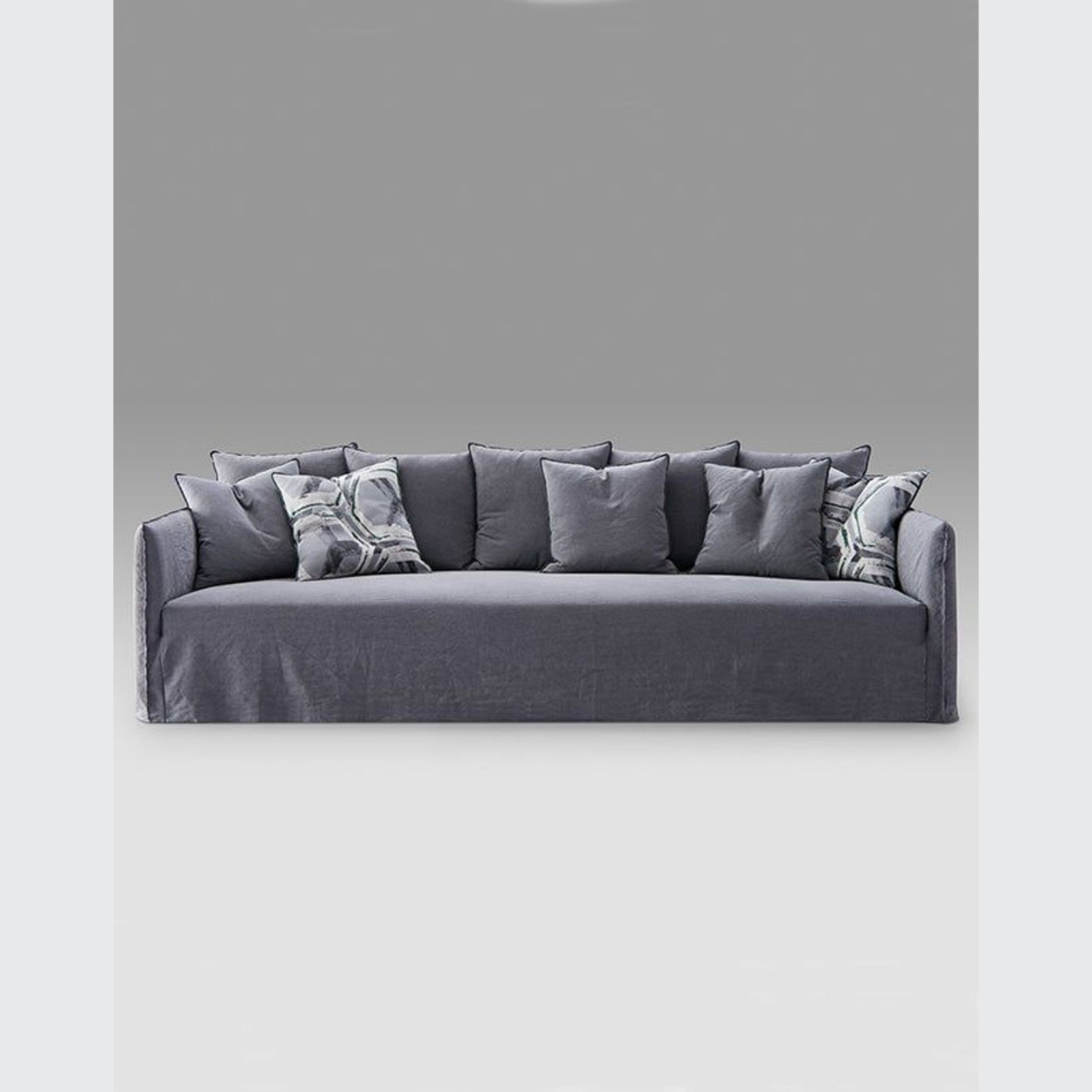 Montauk Slipcover Sofa - Ash Grey gallery detail image