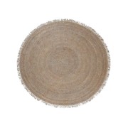 Tribe Home Reef Rug - White | Round gallery detail image