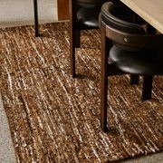 Tribe Home Chestnut Rug | Natural Undyed Wool Floor Rug gallery detail image