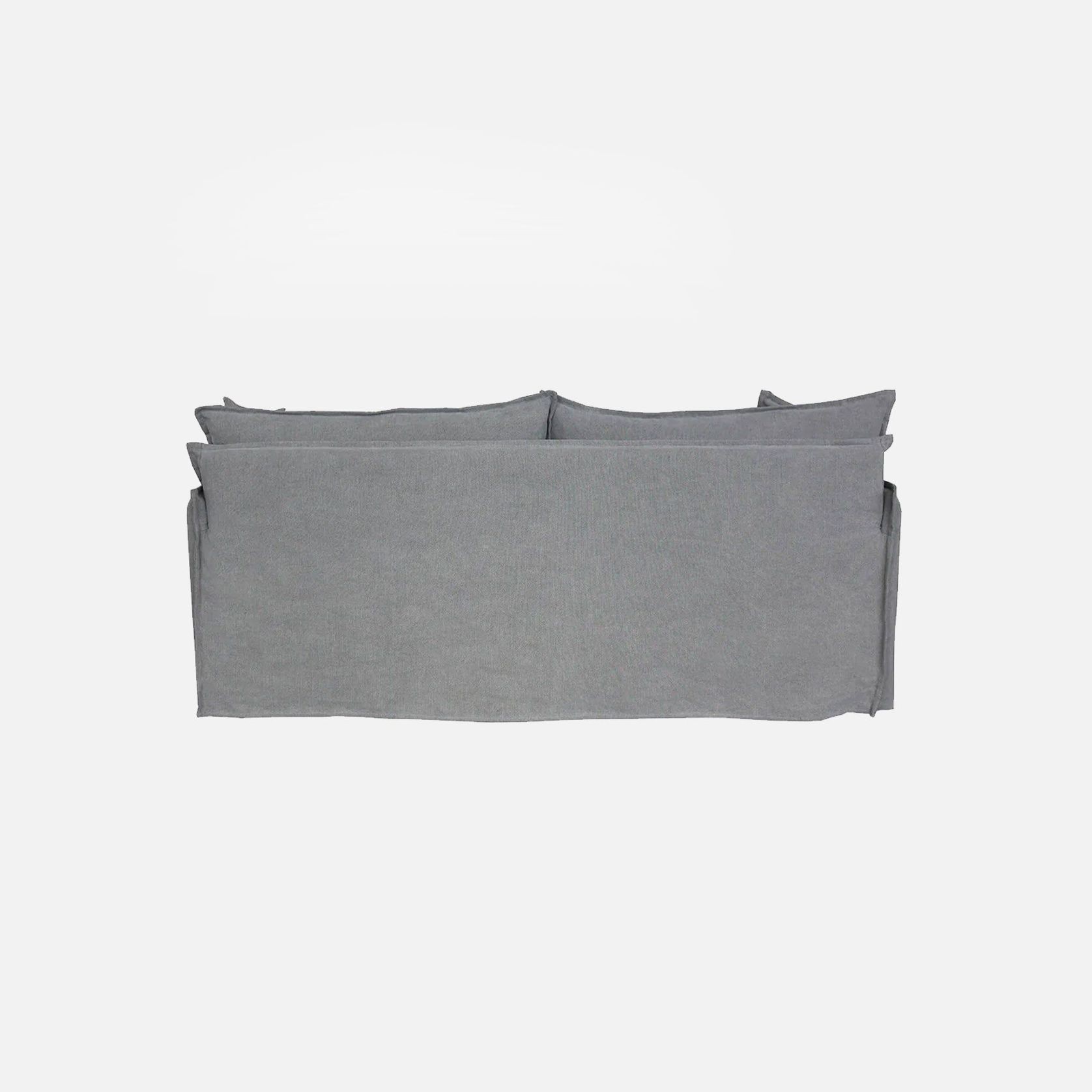 Wallace Slip Cover Sofa | Dark Grey gallery detail image