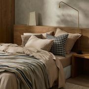 Weave Home Franco Throw - Clay | Pure European Linen gallery detail image