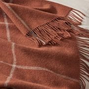 Weave Home Ranfurly Throw - Earth | 100% Wool | Large Size gallery detail image