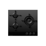 Gas on Glass Cooktop, 60cm, LPG, Black Glass gallery detail image