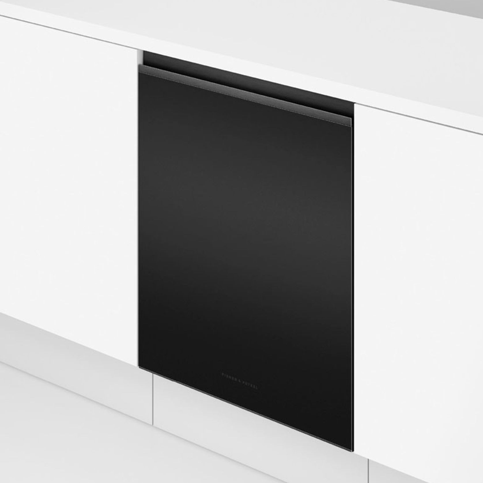 Built-under Dishwasher, Tall, Sanitise, Black Glass gallery detail image