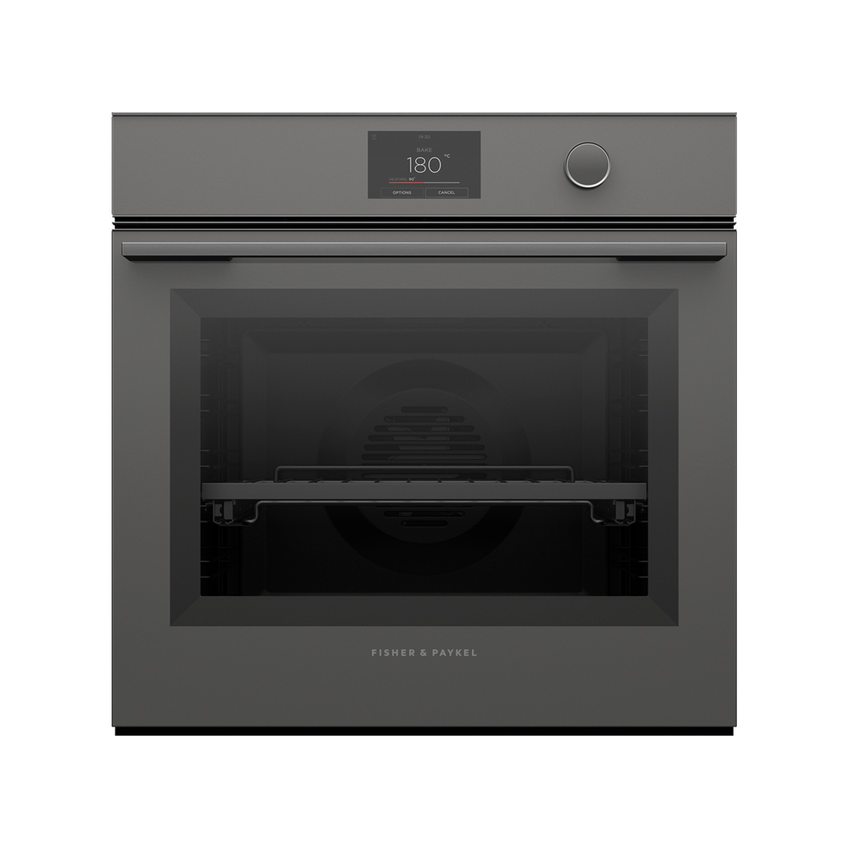 Oven, 60cm, 16 Function, Self-cleaning, Grey Glass gallery detail image