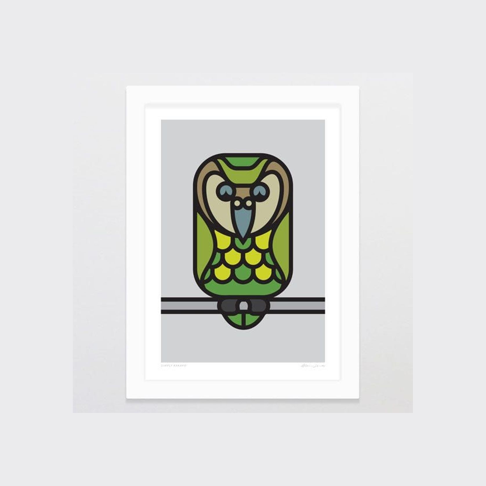 Simply Kakapo Art Print gallery detail image