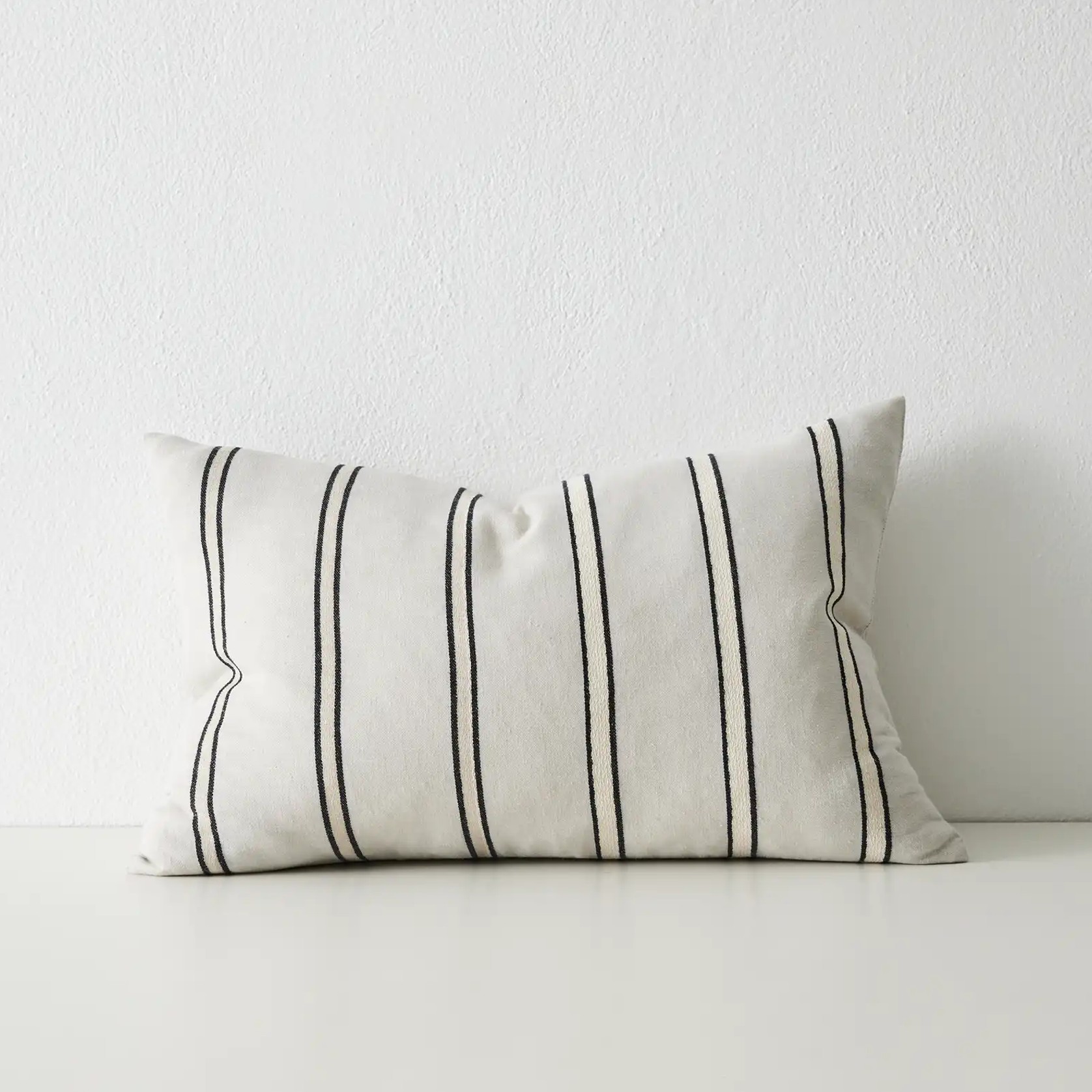 Weave Home Vinnie Striped Cushion - Glacier | Square and Lumbar gallery detail image