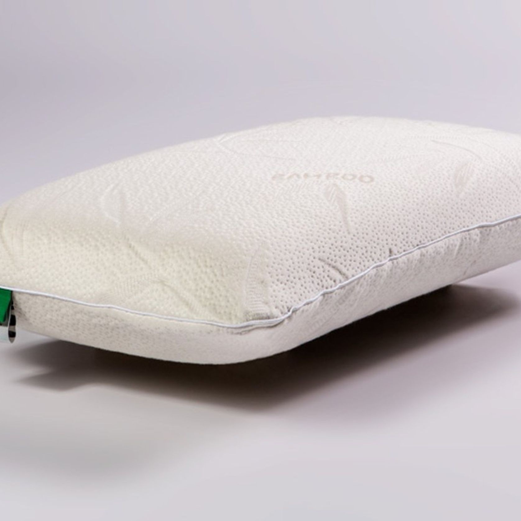 Heveya Organic Latex Pillow with Knitted Bamboo Cover gallery detail image