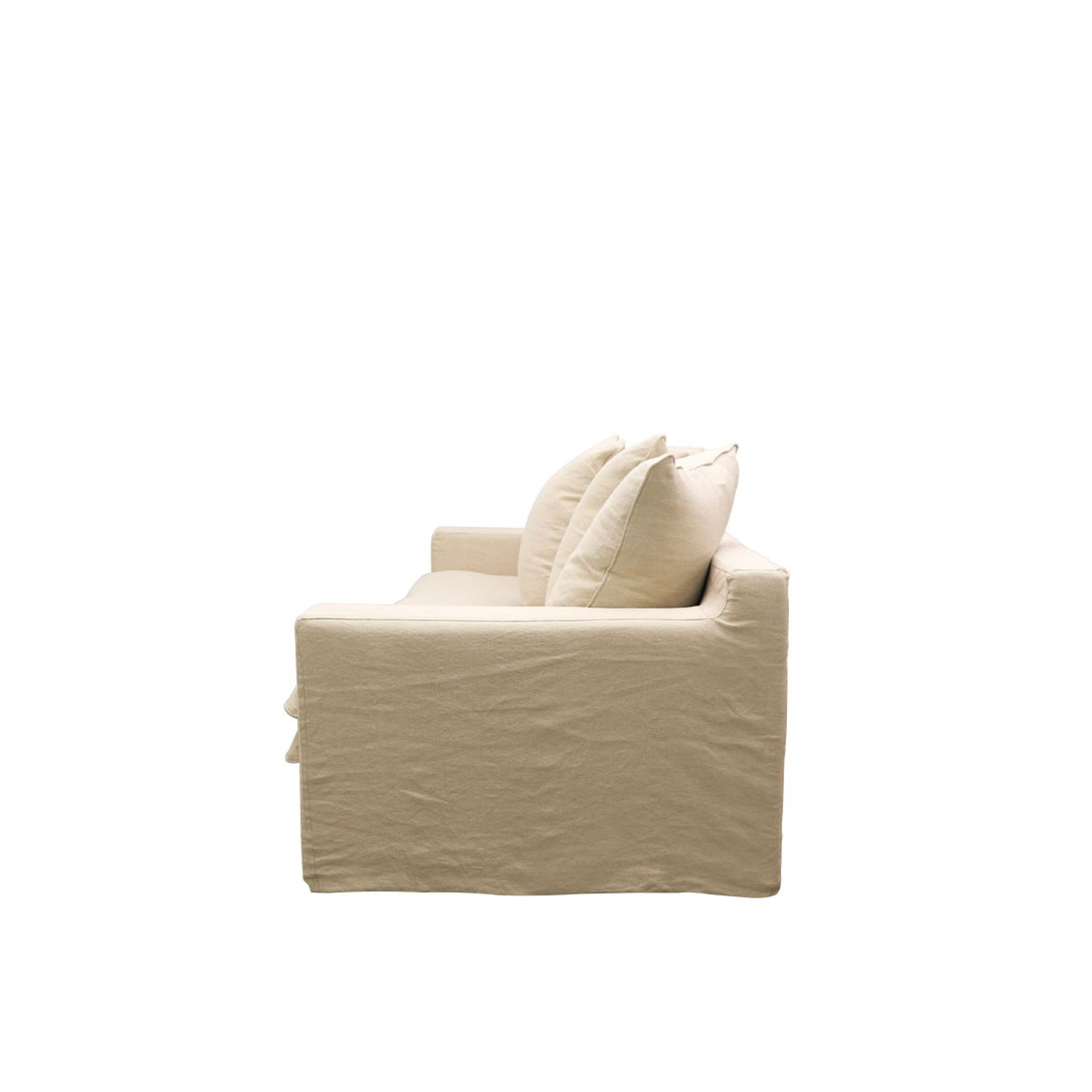 Keely Slipcover Sofa 2 seater - Oatmeal gallery detail image
