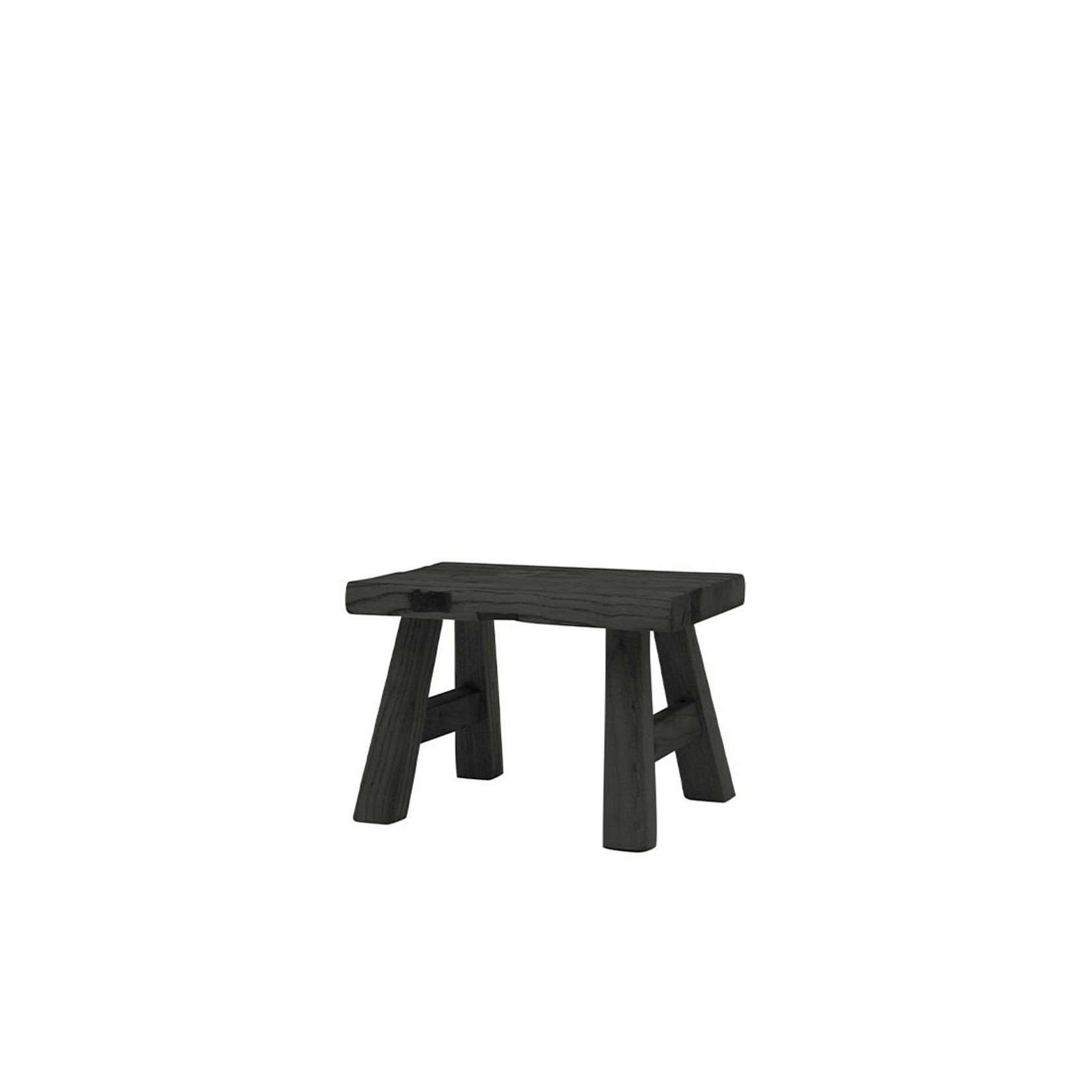 Parq Footstool Black - Rectangle gallery detail image