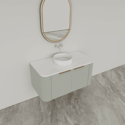 ESTATE 90 Vanity | Wall-hung with doors W1100-1300mm