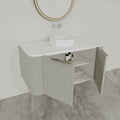 ESTATE 90 Vanity | Wall-hung with doors W1100-1300mm